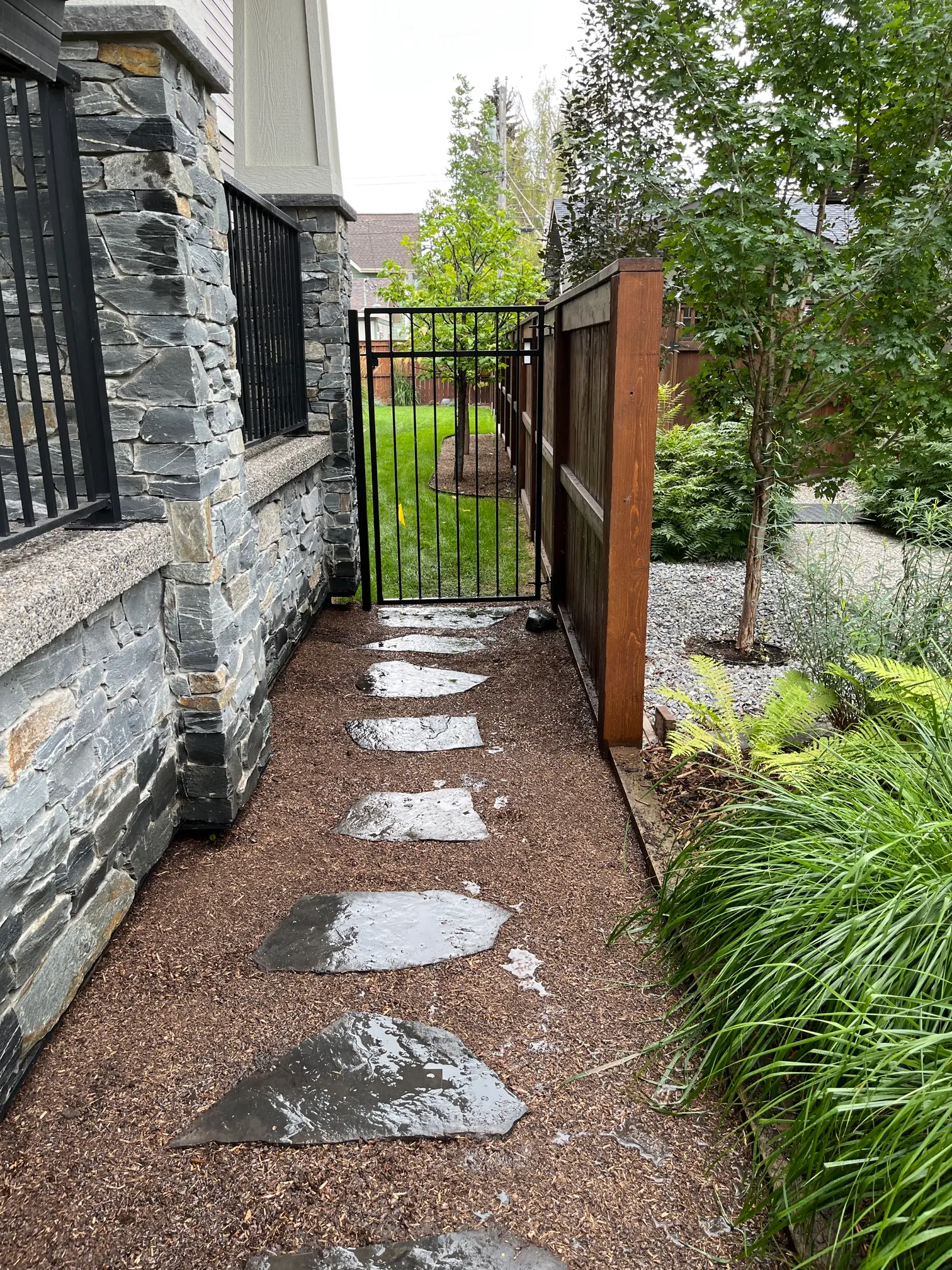 Professional edging and paving stone installation